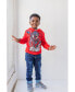 Фото #2 товара Toddler Boys Avengers Spider-Man Fleece Pullover Hoodie and Jogger and Pants Outfit Set to (2T - 18-20)