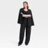 Фото #2 товара Women's High-Rise Straight Trousers - A New Day Black 20