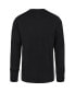 Фото #2 товара Men's Black Distressed Baltimore Ravens Brand Wide Out Franklin Long Sleeve T-shirt