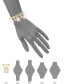 Women's Three Hand Gold-Tone Alloy Charm Watch, 18mm x 21.5mm
