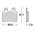 BRAKING 878SM1 Semi Metallic Brake Pads