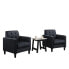 Hale Velvet Armchairs And End Table Living Room Set