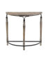 Фото #1 товара Wood Rustic Half Moon Table