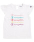 Фото #5 товара Toddler & Little Girls Logo Graphic T-Shirt & Logo-Print Bike Shorts, 2 Piece Set