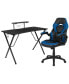 Фото #2 товара Gaming Desk And Racing Chair Set With Headphone Hook, And Monitor Stand