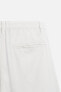 COTTON-LINEN BERMUDA SHORTS