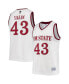 ფოტო #1 პროდუქტის Men's Pascal Siakam White New Mexico State Aggies Alumni Commemorative Replica Basketball Jersey