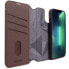 Decoded Leather MagSafe Modu Wallet iP 13/14 Chocolate Brown