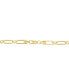 ფოტო #3 პროდუქტის EFFY® Men's Link 22" Chain Necklace in 14k Gold-Plated Sterling Silver