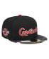 ფოტო #1 პროდუქტის Men's Black St. Louis Cardinals Metallic Camo 59FIFTY Fitted Hat