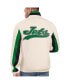 Men's White Distressed New York Jets Vintage-Like Rebound Full-Zip Track Jacket
