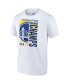 Фото #2 товара Men's White Golden State Warriors 2022 Western Conference Champions Locker Room T-Shirt