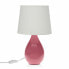 Desk lamp Versa Roxanne Pink Ceramic (20 x 35 x 20 cm)