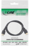 Фото #5 товара InLine HDMI cable - High Speed HDMI Cable - M/M - black - golden contacts - 0.5m