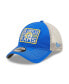 Фото #1 товара Men's Royal, Natural Los Angeles Rams Devoted Trucker 9TWENTY Snapback Hat