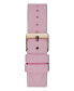 Фото #3 товара Часы и аксессуары Guess Женские наручные часы аналоговые из розового силикона 40 мм