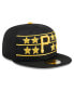 Фото #2 товара Men's Black Pittsburgh Pirates 2024 Batting Practice 59FIFTY Fitted Hat