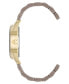 ფოტო #3 პროდუქტის Women's Quartz Taupe Ceramic Link Bracelet Watch, 42mm