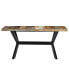 Фото #2 товара Dining Table 55.1"x27.6"x29.5" Solid Reclaimed Wood