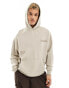 Pull&Bear oversize fit graphic hoodie in beige