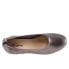 Trotters Gia T2252-033 Womens Gray Narrow Leather Ballet Flats Shoes