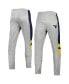 ფოტო #1 პროდუქტის Men's Heathered Gray and Navy West Virginia Mountaineers Bushwood Pants