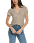 Фото #1 товара James Perse Henley Shirt Women's Brown 0