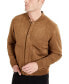 Фото #1 товара Men's Faux-Suede Snap-Front Bomber Jacket