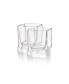 Фото #2 товара Carre Square Whiskey Glasses, Set of 4