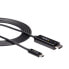 Фото #5 товара StarTech.com 6ft (2m) USB C to HDMI Cable - 4K 60Hz USB Type C to HDMI 2.0 Video Adapter Cable - Thunderbolt 3 Compatible - Laptop to HDMI Monitor/Display - DP 1.2 Alt Mode HBR2 - Black, 2 m, USB Type-C, HDMI, Male, Male, Straight