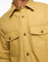 Фото #2 товара GANT heavy twill overshirt in mustard beige