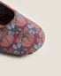 Фото #6 товара Floral print fabric children's booties