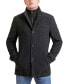 Фото #1 товара Пальто Landing Leathers для мужчин Russell Herringbone Wool с бубоном.