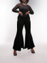 Фото #4 товара TOPSHOP CURVE LIMITED EDITION flared trousers in black