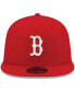Фото #3 товара Men's Red Boston Red Sox Logo White 59FIFTY Fitted Hat