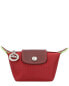 Longchamp Portemonnaie Le Pliage Green Canvas Coin Purse Women's Brown