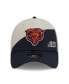 Фото #3 товара Men's Cream, Navy Chicago Bears 2023 Sideline Historic 39THIRTY Flex Hat