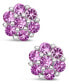 ფოტო #3 პროდუქტის Pink Sapphire (1-1/4 ct. t.w.) Stud Earrings in Sterling Silver