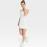 Фото #4 товара Women's Asymmetrical Dress - All in Motion White XS