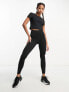 Фото #3 товара HIIT fitted t-shirt in black