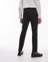 Фото #4 товара Topman skinny tux suit trousers in black