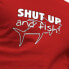 Фото #3 товара KRUSKIS Shut Up And Fish short sleeve T-shirt