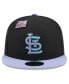 Фото #4 товара Men's Black/Purple St. Louis Cardinals Grape Big League Chew Flavor Pack 9FIFTY Snapback Hat
