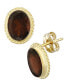 ფოტო #2 პროდუქტის Gemstone Twist Gallery Stud Earring Set in 14k Gold
