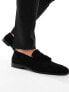 Фото #3 товара River Island suede tassel loafers in black