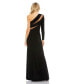 Women's Floral Embellished Spaghetti Strap Gown