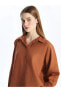 Фото #2 товара Рубашка LC WAIKIKI Модест с длинным рукавом oversize из льна для женщин