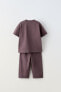 Plain t-shirt and trousers co-ord