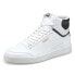 Фото #2 товара Puma Shuffle Mid High Top Mens White Sneakers Casual Shoes 38074801