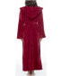 ფოტო #3 პროდუქტის Hooded Full Ankle Length Premium Fleece Bathrobe